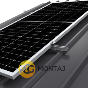 Kit de montaj mini rail pentru sisteme fotovoltaice 25kw pe acoperis de tabla